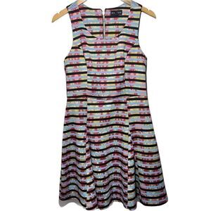 My Michelle Multicolor Striped Skater Dress